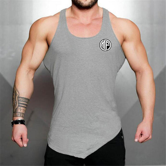 Breathable Cotton Men's Gym Training Vest